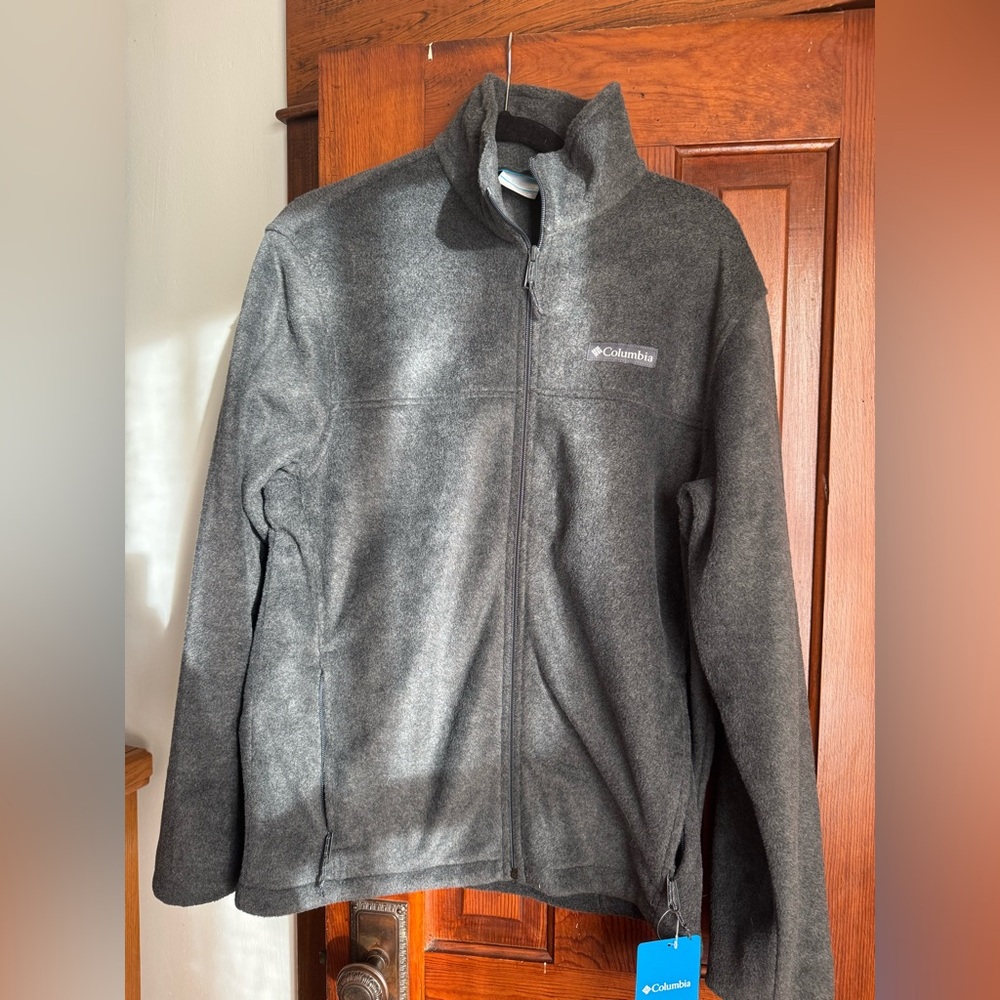 Columbia Men's Charcoal Full-Zip Jacket NWT